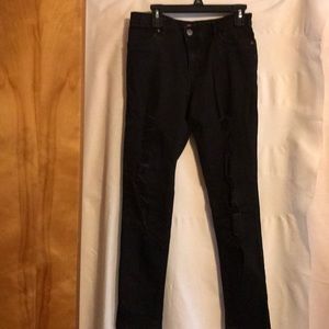 Black stretchy jeans